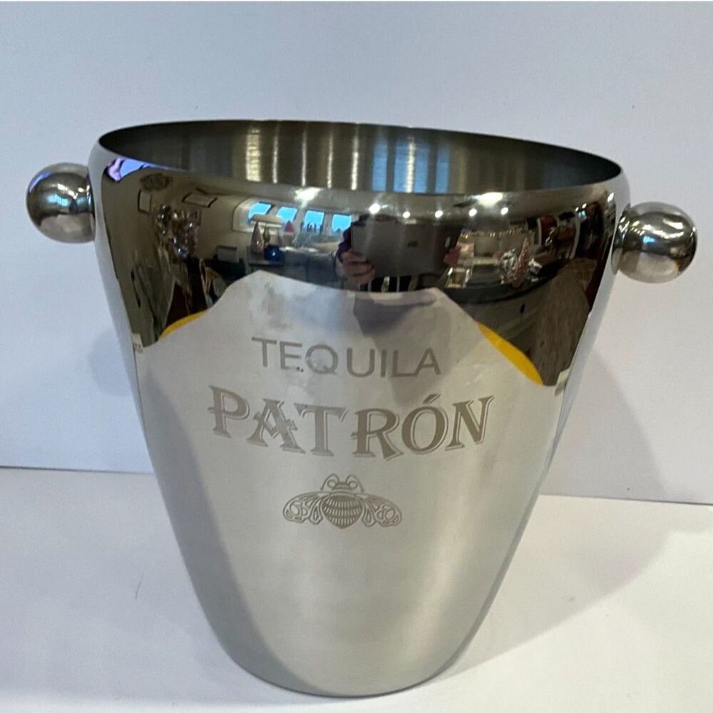Patron Tequila Ice Bucket bottle chiller